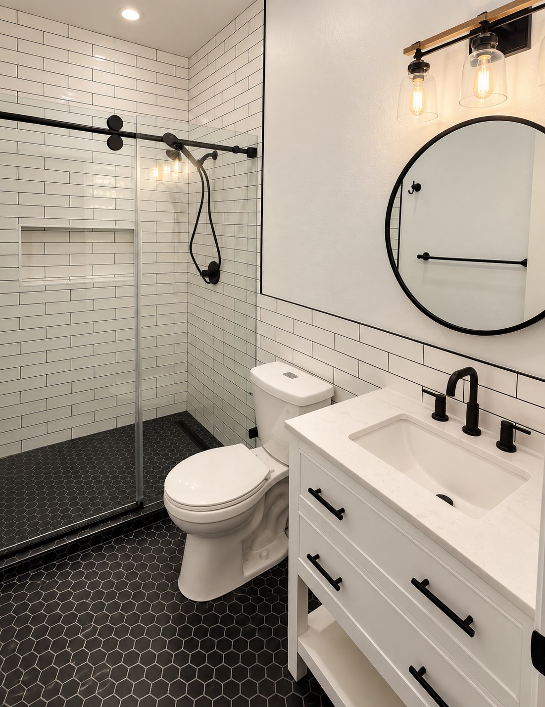 Remodeled bathroom